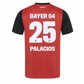 Billiga Bayer Leverkusen Exequiel Palacios #25 Hemmatröja 2024-25 Kortärmad